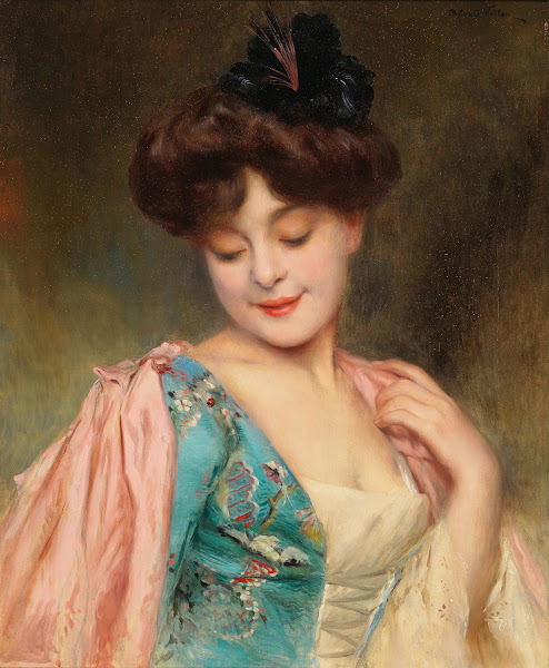 Eine kokette Dame