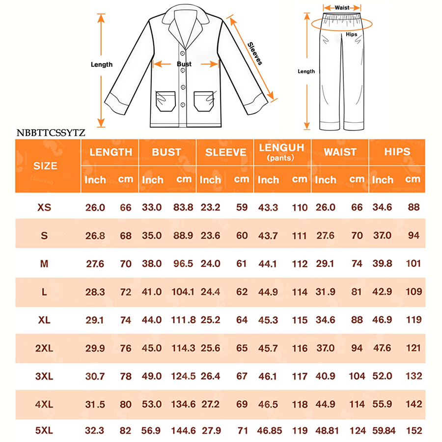 3D Adult long-sleeved shirt pajama set without line