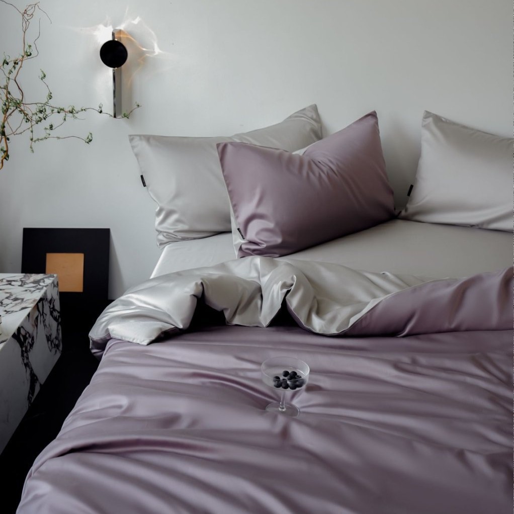 Cooling Tencel-Cotton Bed Linen Set, Solid Color