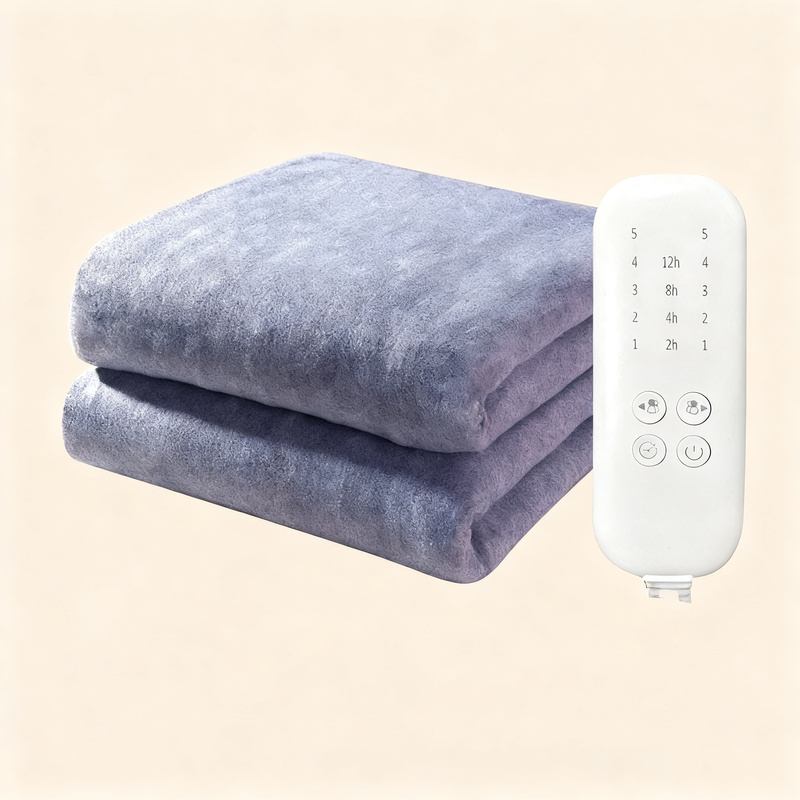 Electric heated blanket, polyester, multiple sizes
