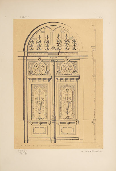 Porte Genre NéO Grec 1866