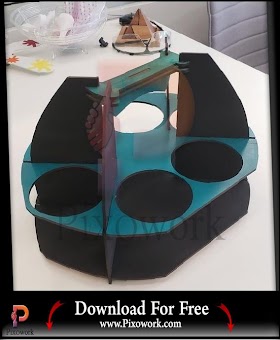 DXF files free plasma Coffee Caddy 3mm