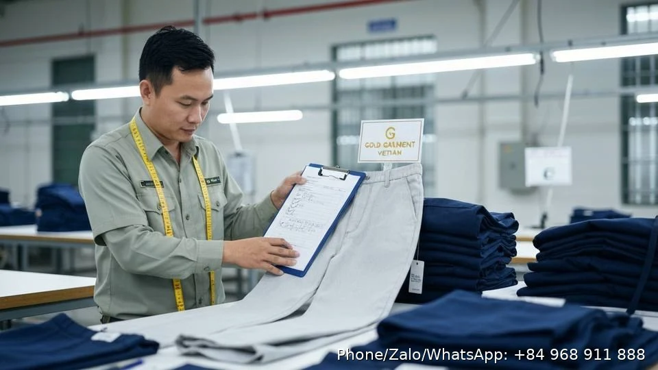 Norwegian Pant - Gold Garment Vietnam