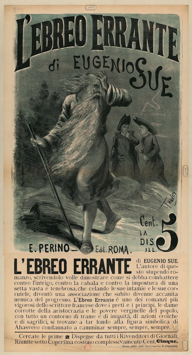 LEbreo errante di Eugenio Sue  le juif errant 1893