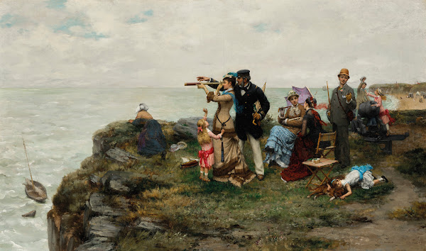 Sur la falaise 1878