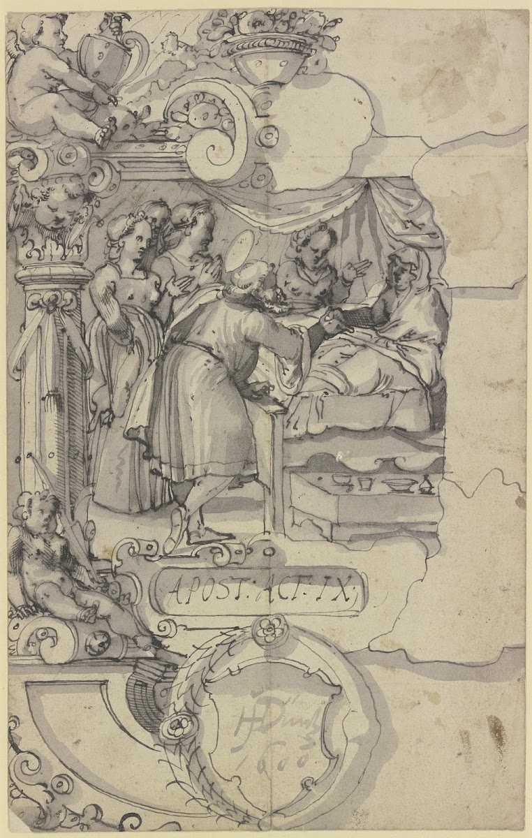 Die Erweckung der Tabitha durch Petrus 1600
