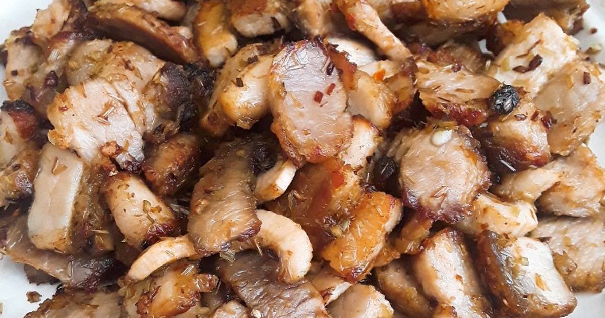 Ba rọi chiên sả ớt