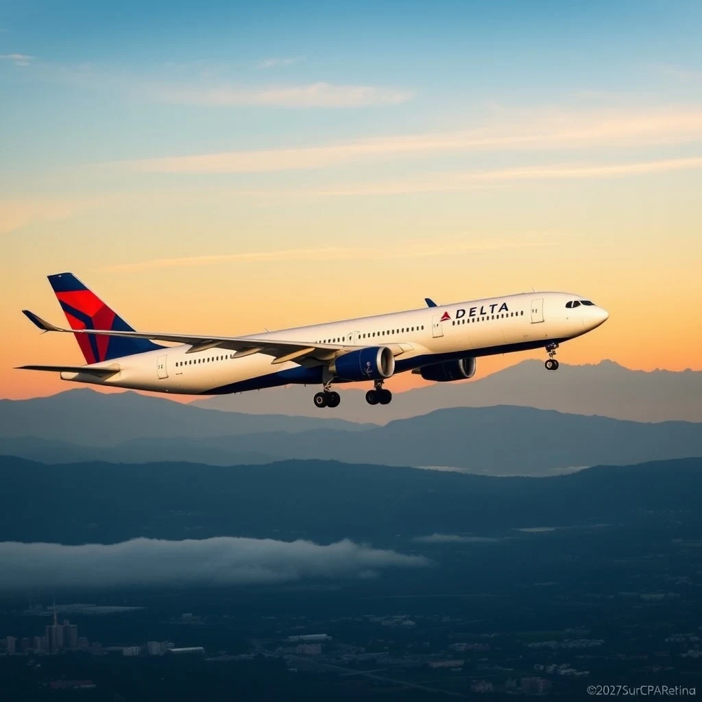Pesawat Delta Air Lines Airbus A330-900neo yang akan melayani rute Seattle ke Tokyo Narita.