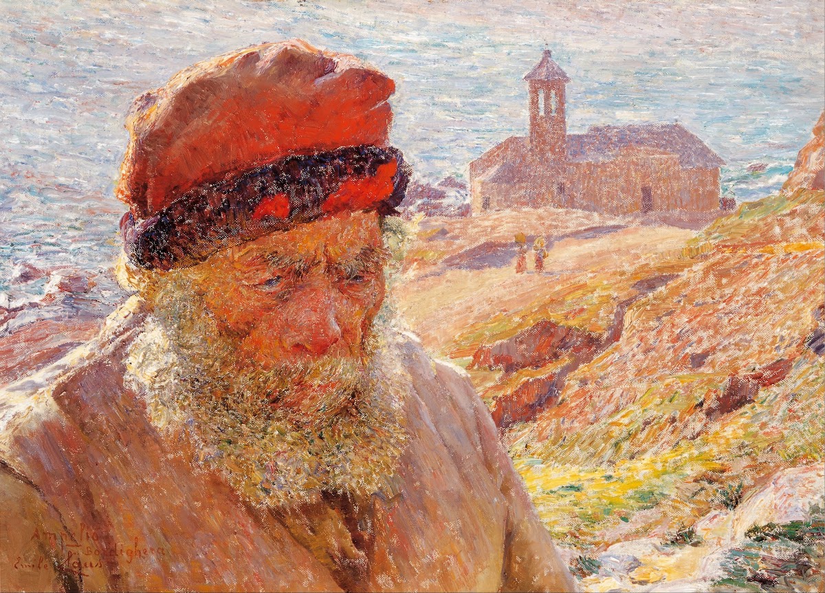 Ampelio old fisherman of Bordighera circa 1898