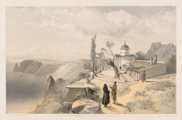 The Monastery of St George and Cape Fiolente looking west 1855 1855