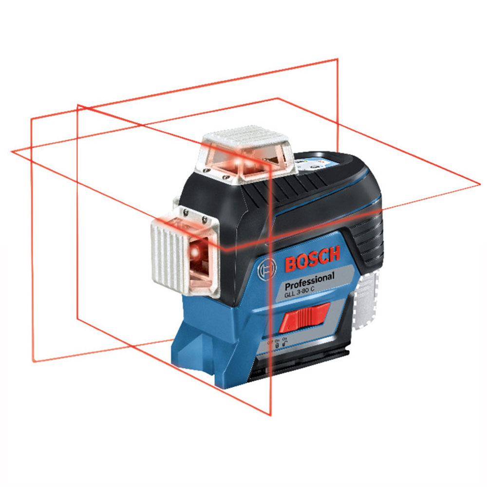 ميزان بوش GLL 3-80 C ثلاثي الأبعاد 80 متر