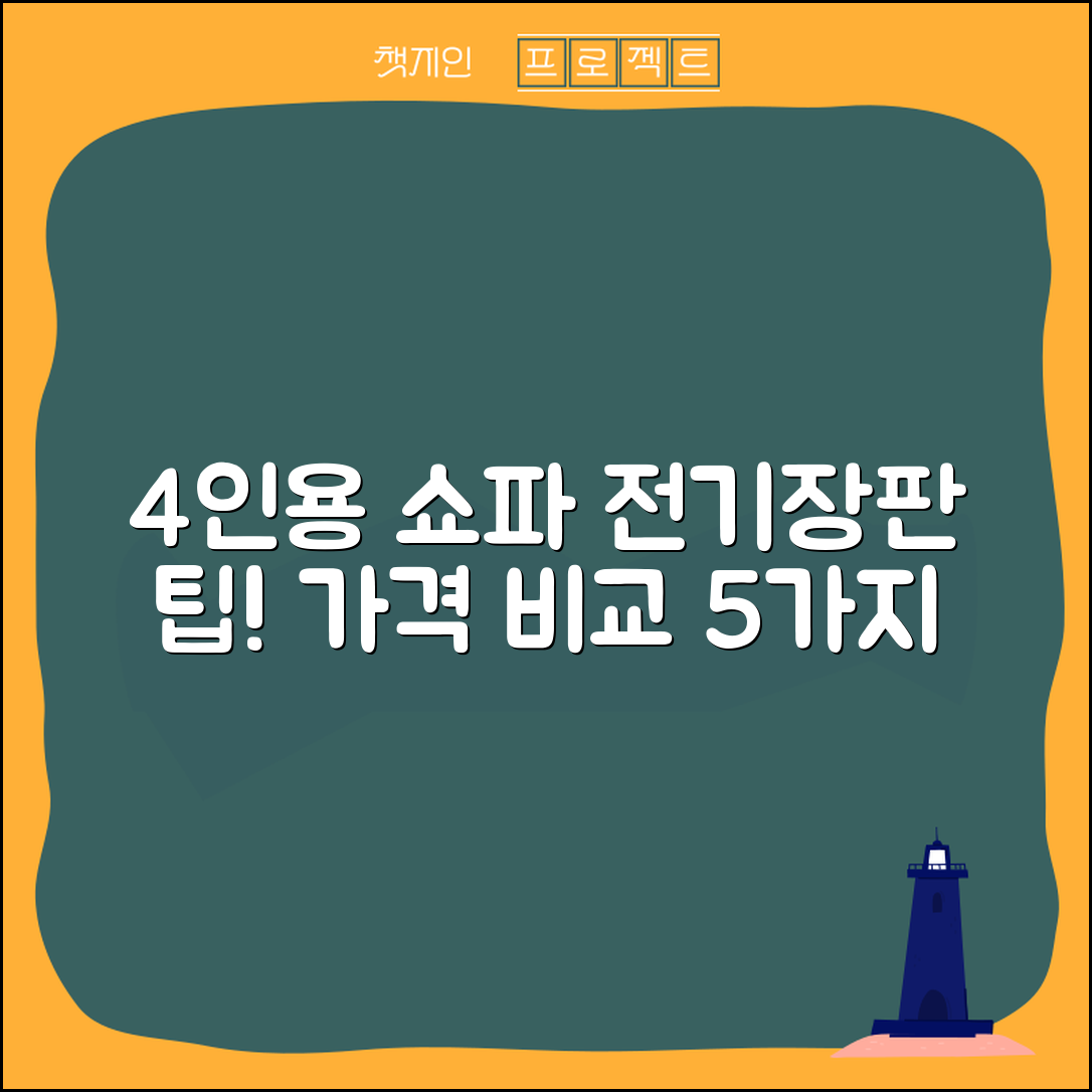 4인용 쇼파 전기장판 가격 비교 5가지 팁