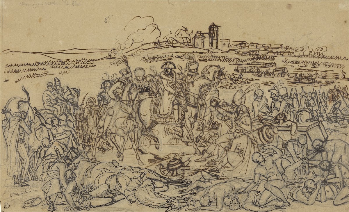 Napoleon at the Battlefield of Eylau 1807
