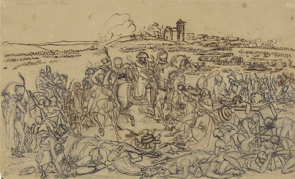 Napoleon at the Battlefield of Eylau 1807