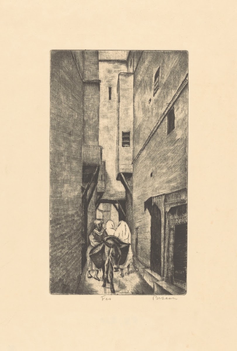 Straat te Fez 1904 1943