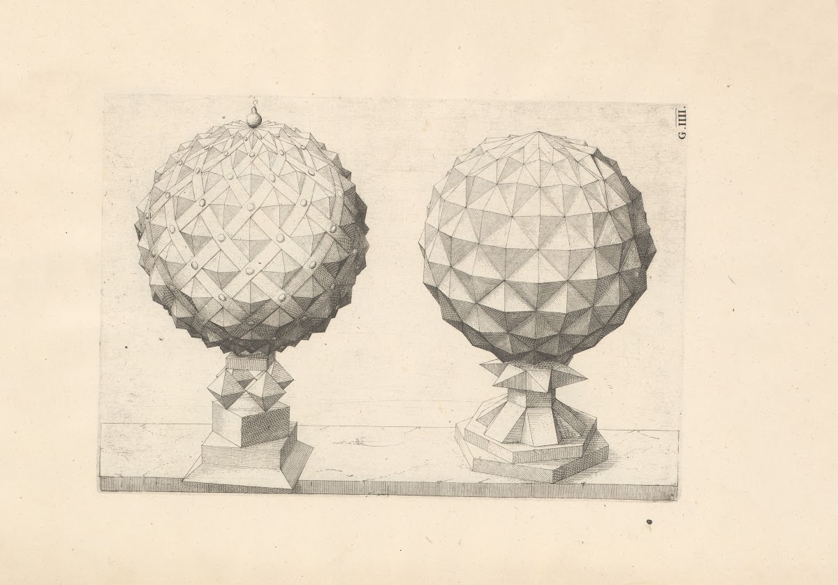 Perspectiva Corporum Regularium Perspective of regular solids Pl34 1568