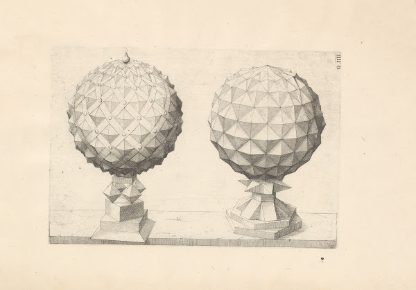 Perspectiva Corporum Regularium Perspective of regular solids Pl34 1568