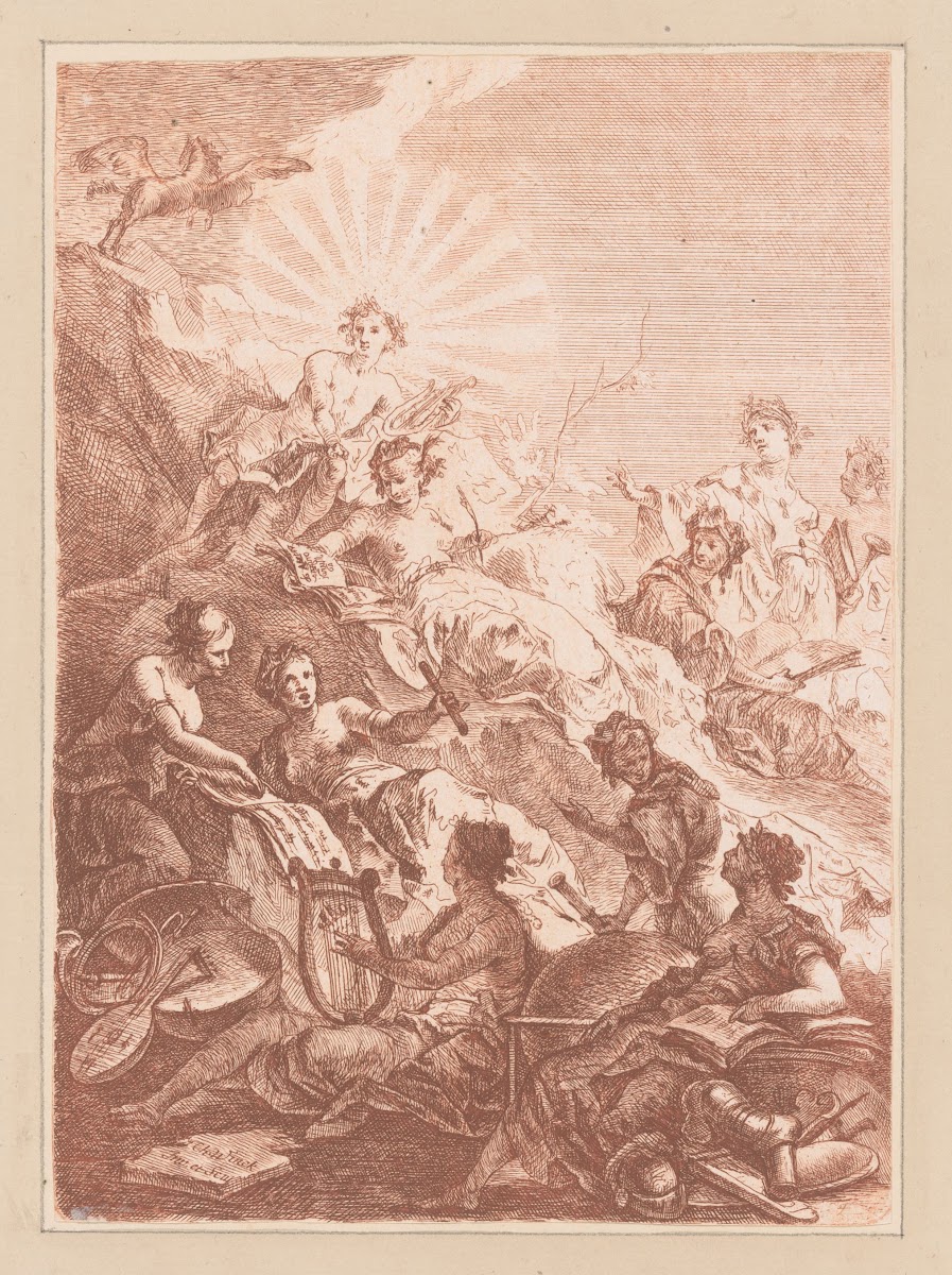 Apollo With The Muses On Parnassus