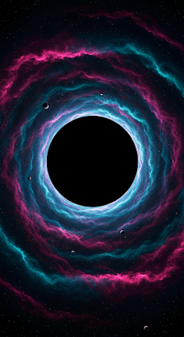 Cosmic Pink and Blue Void