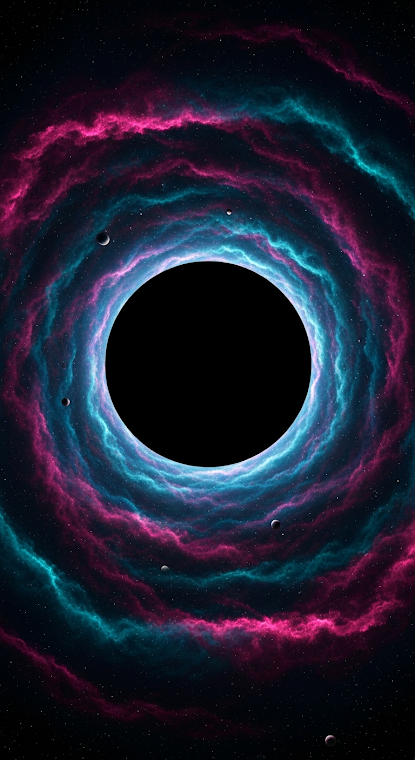 Cosmic Pink and Blue Void