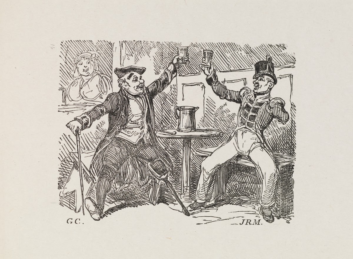 Illustrations For The Universal Songster Pl14 1825