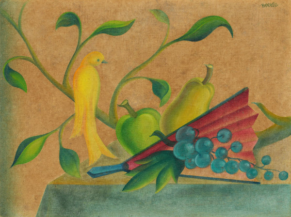 Stillleben mit gelbem Vogel 20th century