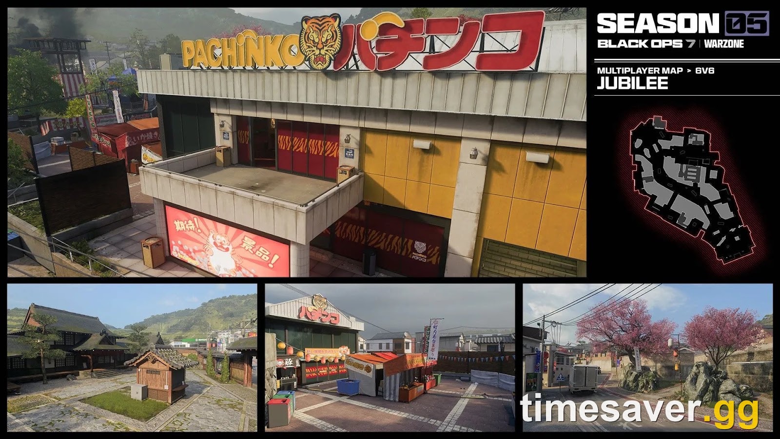 Official Black Ops 7 Season 05 Jubilee 6v6 multiplayer map splash card