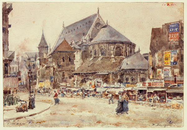 Le chevet de léglise Saint Nicolas des Champs