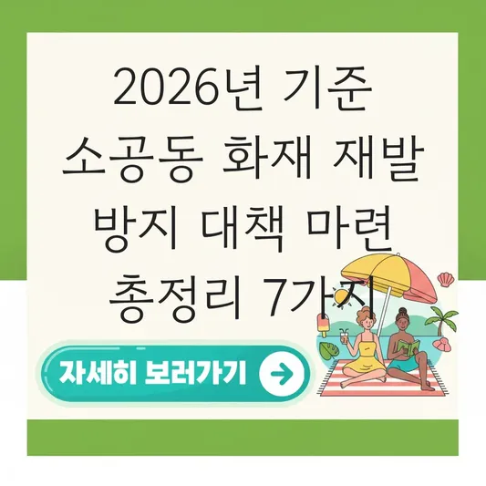 소공동 화재 재발 방지 대책 마련