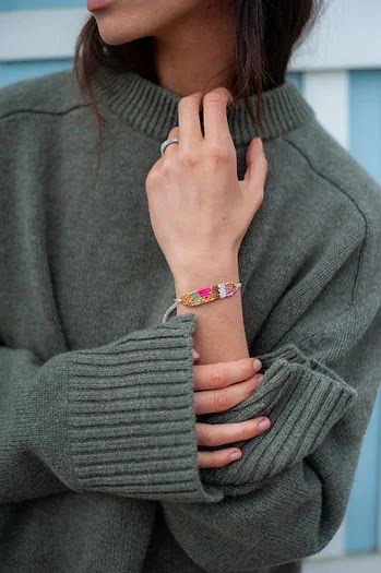 Плетеный браслет RIMBOB PINK