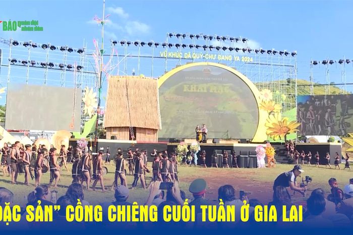 Đặc sản cồng chiêng cuối tuần ở Gia Lai - Báo Quân Đội Nhân Dân