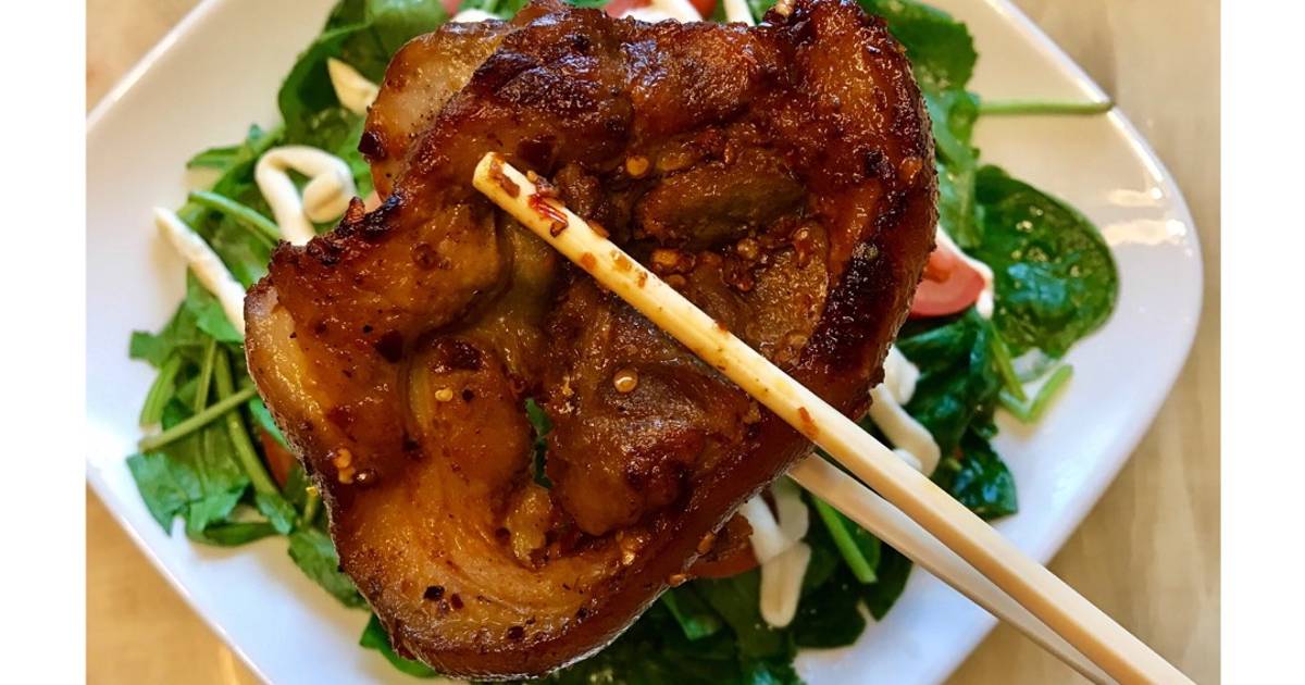 Giò heo rút xương nướng sate 🌶