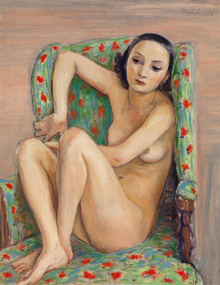 Model in a Green Chair 1928