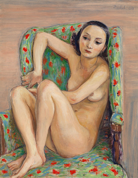 Model in a Green Chair 1928