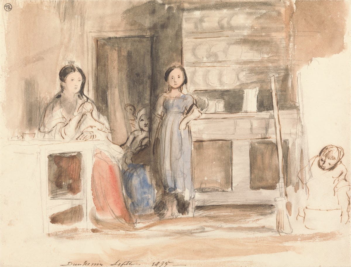 Kitchen Scene Dunkerrin September 1835 1835