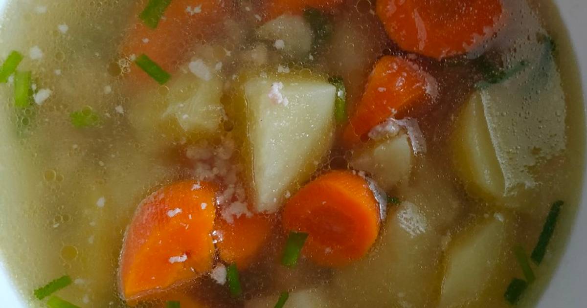 Canh thịt băm nấu cà rốt