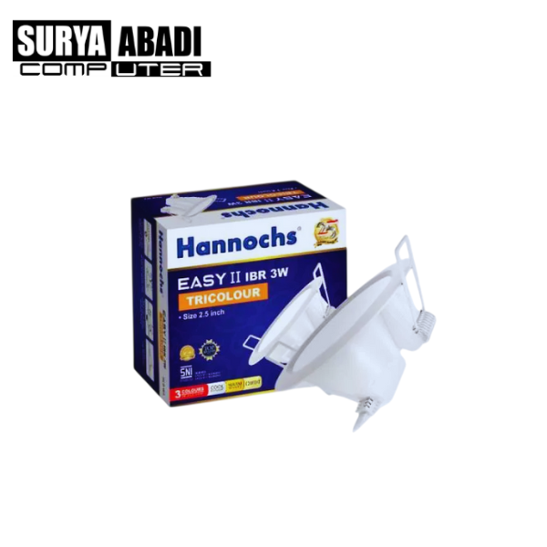LAMPU HANNOCH EASY II 3W TRICOLOUR