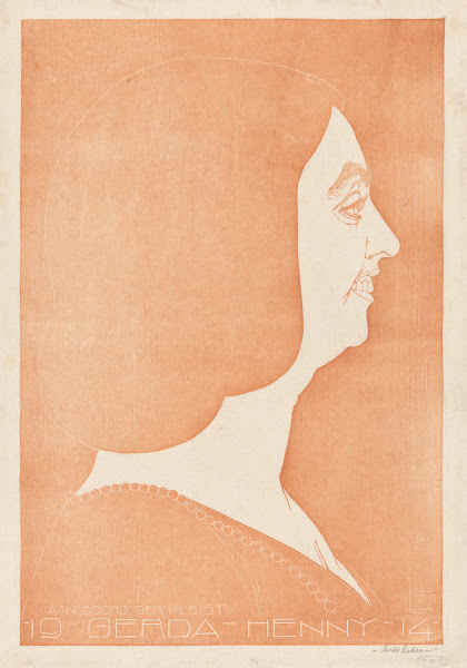 Portret van Gerda Henny 1992