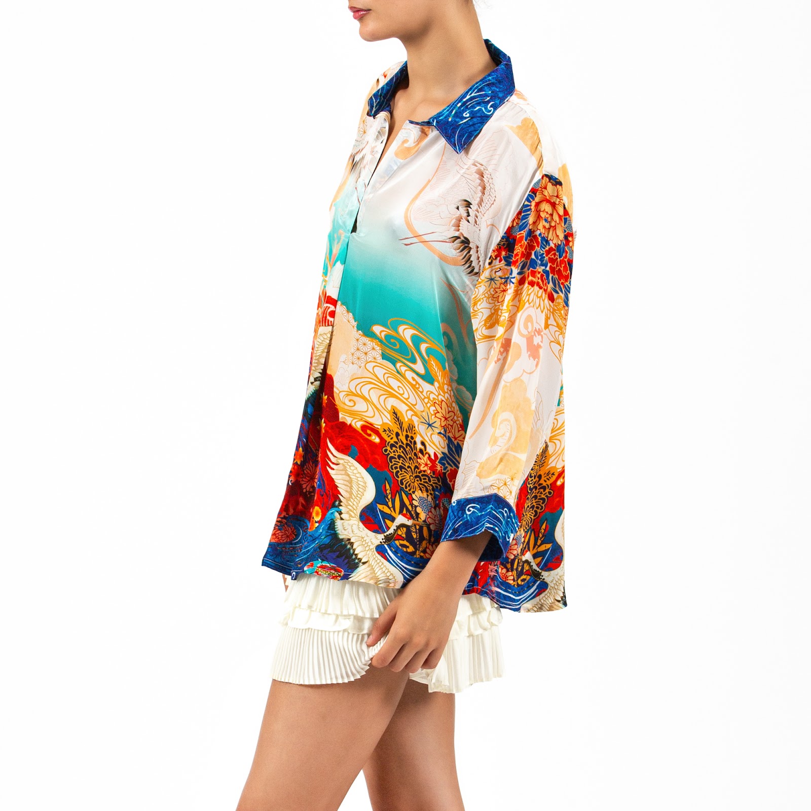 Red Horizon Blouse — 3