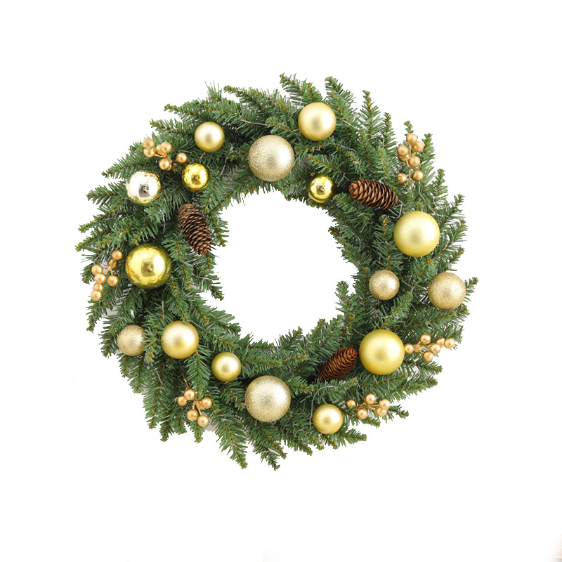 PVC Christmas wreath, modern and simple