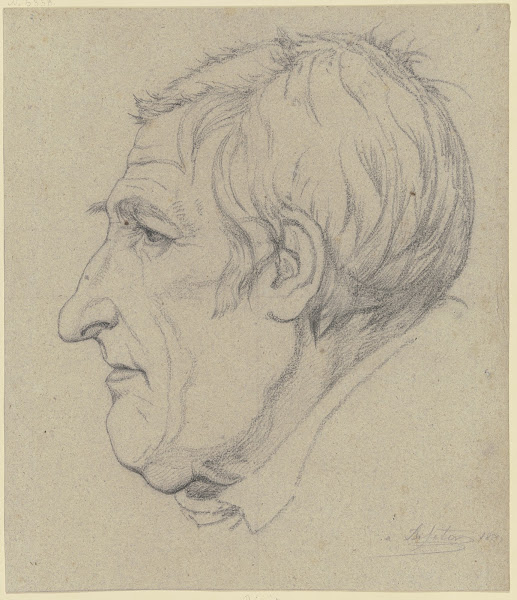Head in profile 1827