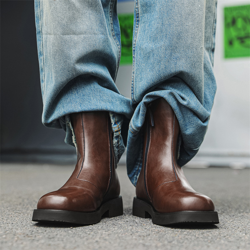 Men's Chelsea Boots, square toe, model 66630-J