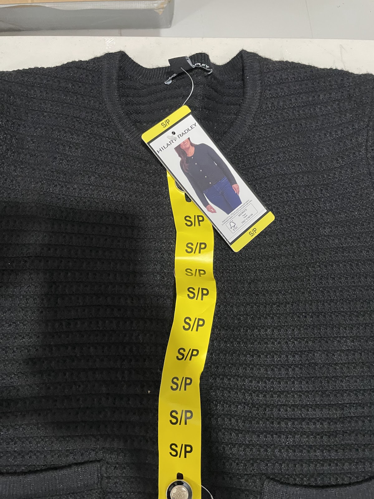 HR Cardigan Black S #1696