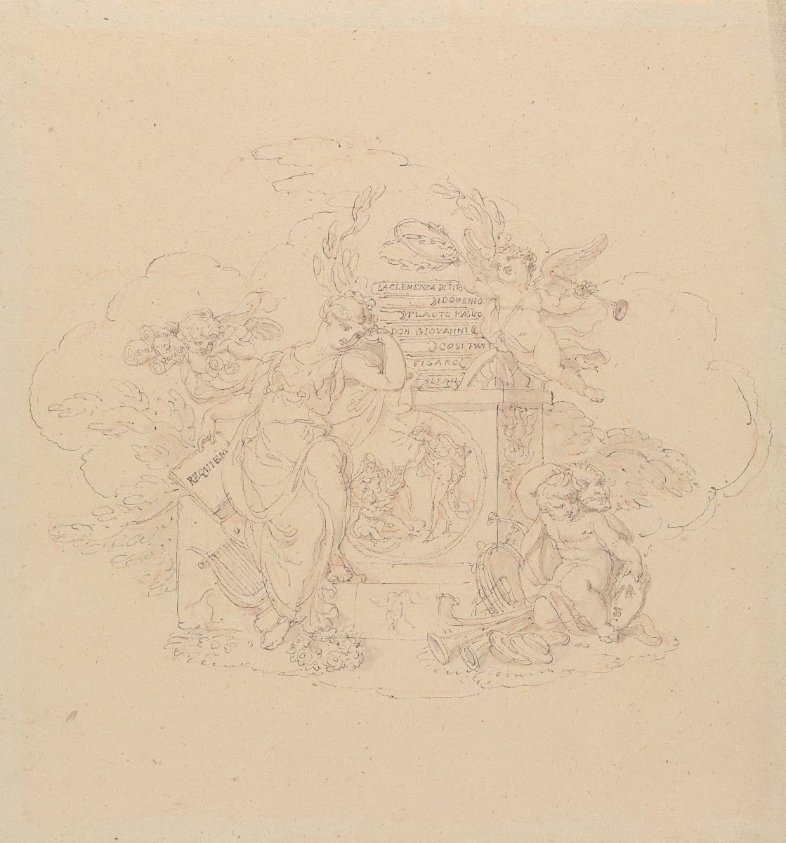 Designs for Illustrations to Mozarts Operas