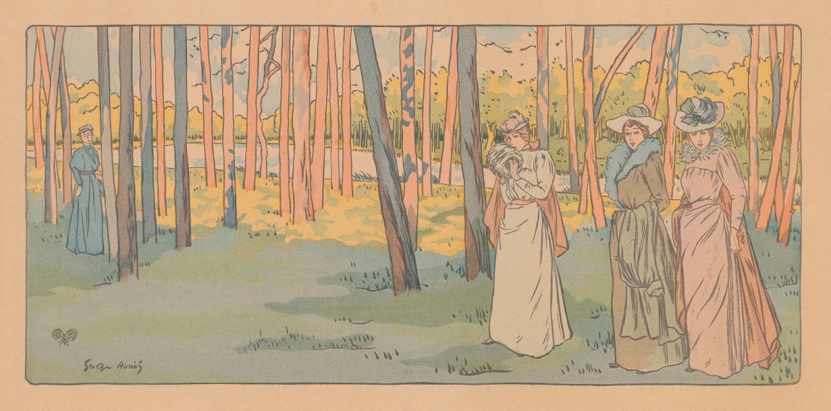 Promenade sur Bois c 1900