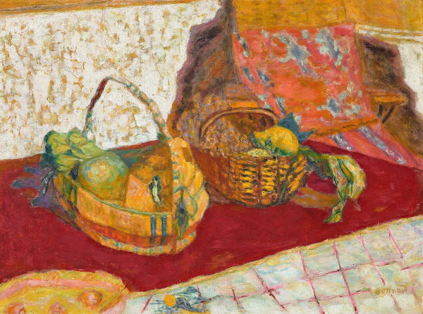 Deux corbeilles de fruits circa 1935