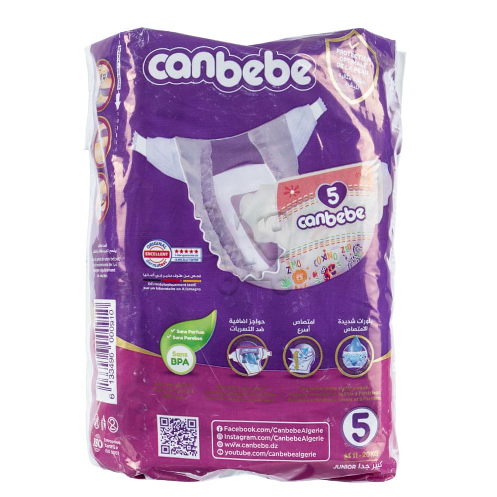 COUCHE CANBEBE N° 5  11-25 KG    P/12