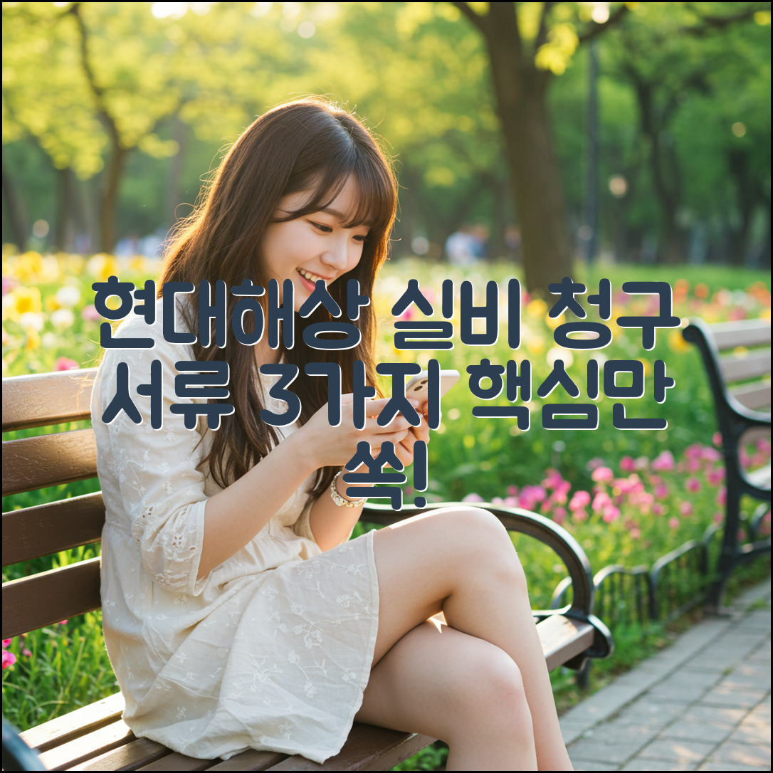 현대해상 실비보험 청구 서류 3가지 핵심!