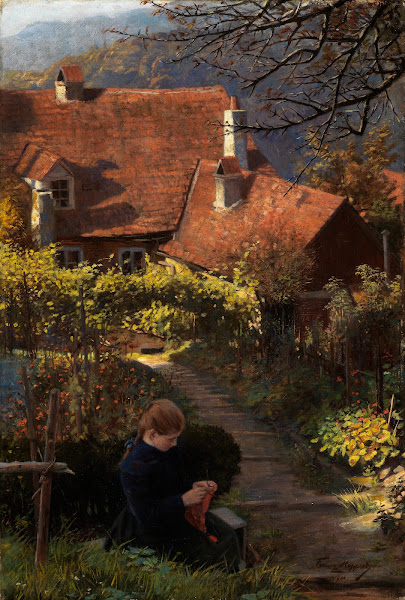 Hauswinkel im Garten 1901