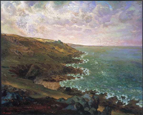 Les falaises de Gréville The Cliffs of Gréville between 1871 and 1872